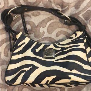 Vintage Zebra Dooney & Bourke shoulder bag